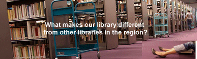 What makes our library different from other libraries in the region?